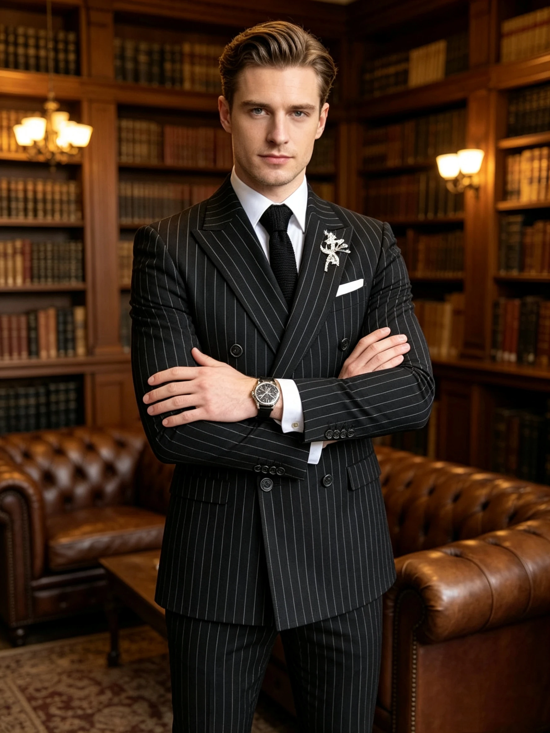 Black Striped Men's Wedding Suits 2 Piece Daily Double Breasted Six-buttons Blazer Pants for Party Formal Business Suit Set
Black Striped Men's Wedding Suits 2 Piece Daily Double Breasted Six-buttons Blazer Pants for Party Formal Business Suit Set