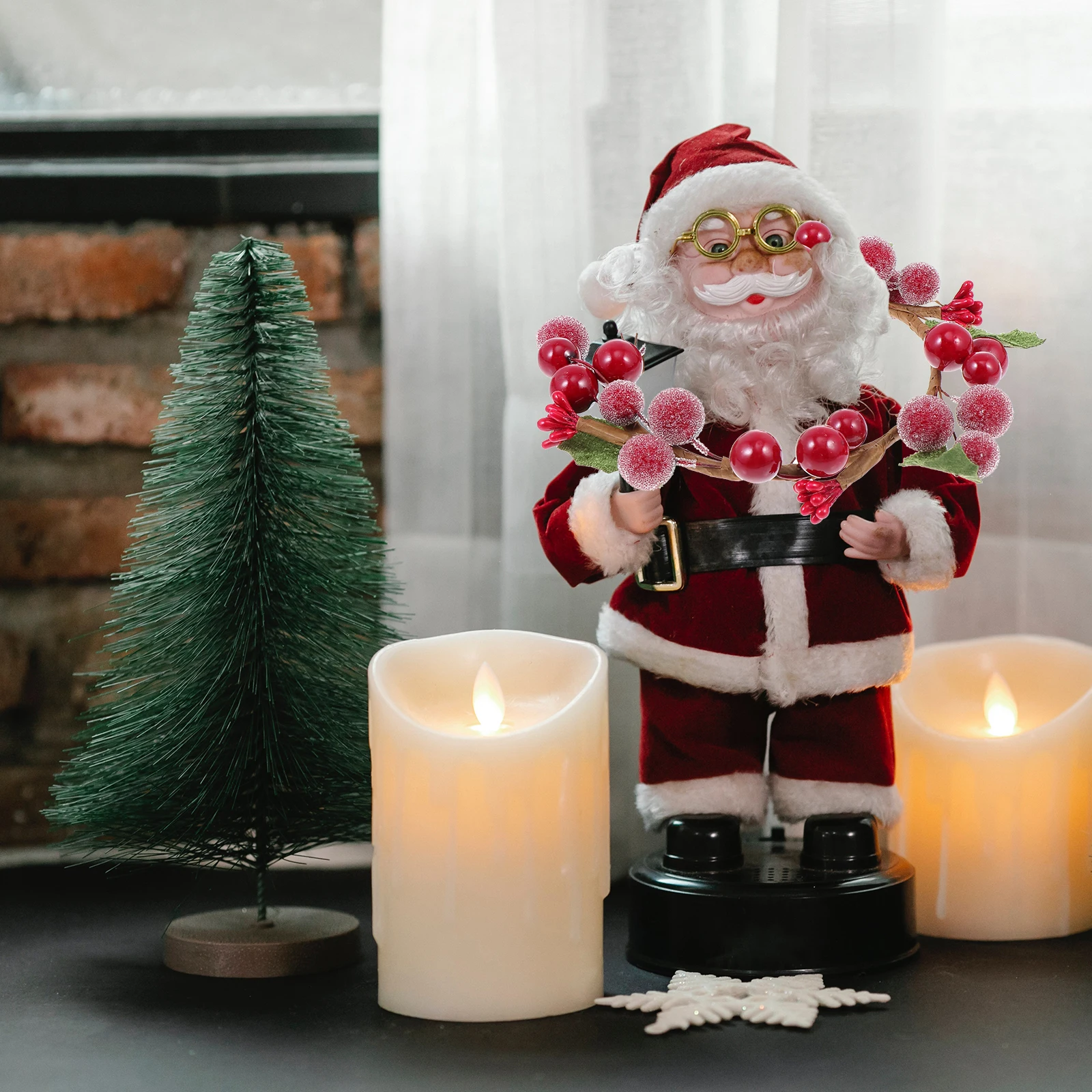 4Pcs Simulated Berry Garland Mini Wreath Christmas Decoration Candlestick Gift Cup Party Adornment Candlestick Berry Wreath
4Pcs Simulated Berry Garland Mini Wreath Christmas Decoration Candlestick Gift Cup Party Adornment Candlestick Berry Wreath