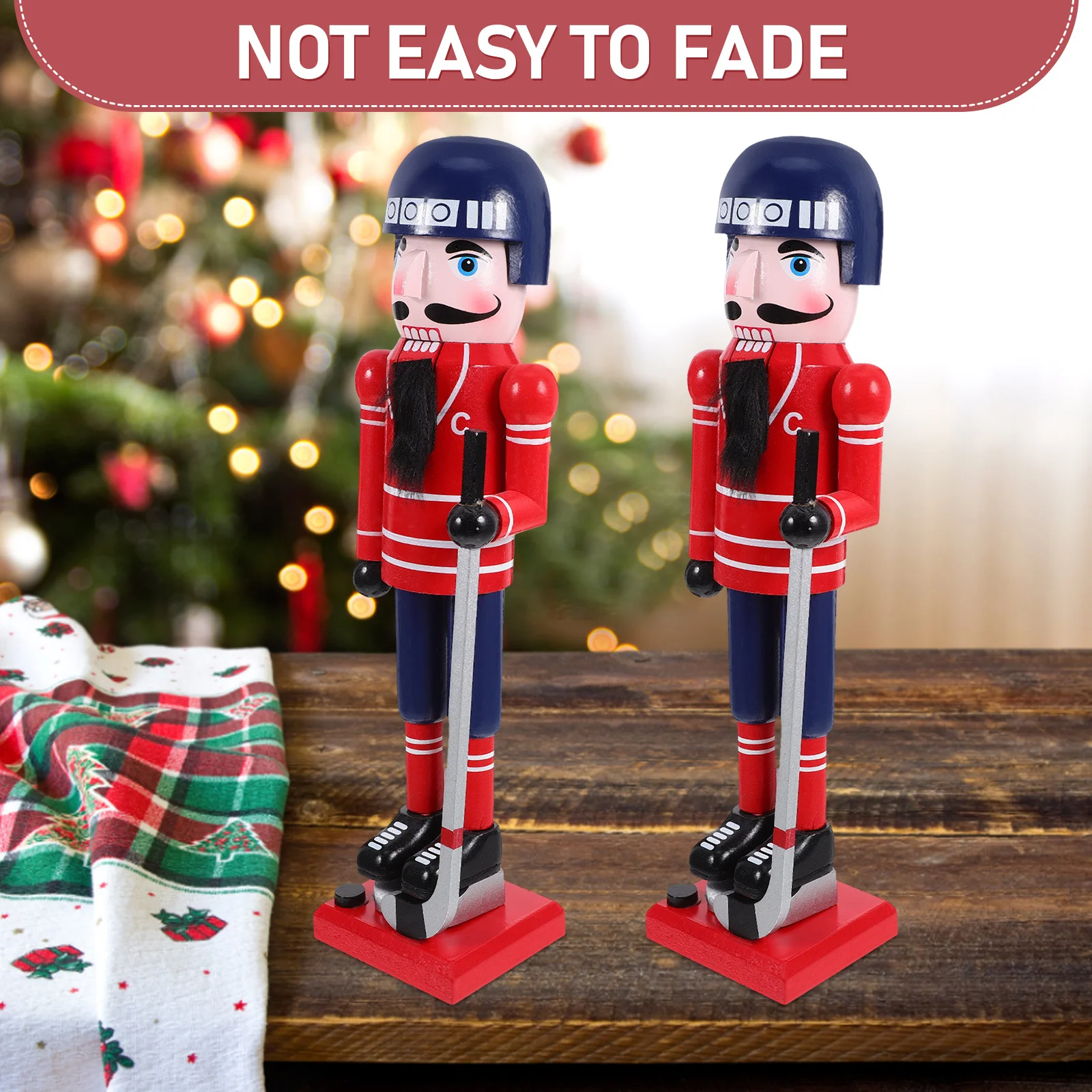 Traditional Christmas Nutcracker in Wood Design for Home Decor Tabletop Display Holiday Season Decoration Xmas Indoor Ornament
Traditional Christmas Nutcracker in Wood Design for Home Decor Tabletop Display Holiday Season Decoration Xmas Indoor Ornament