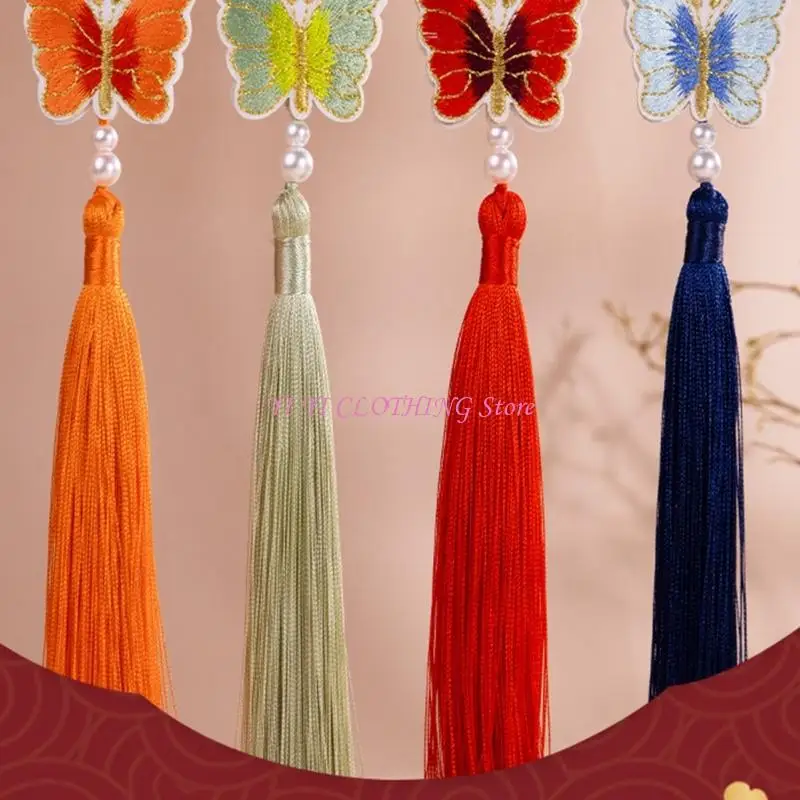 N5KF 26cm Butterfly Design Tassels Fringe for Car and Phone Decoration Bag Accessory
N5KF 26cm Butterfly Design Tassels Fringe for Car and Phone Decoration Bag Accessory