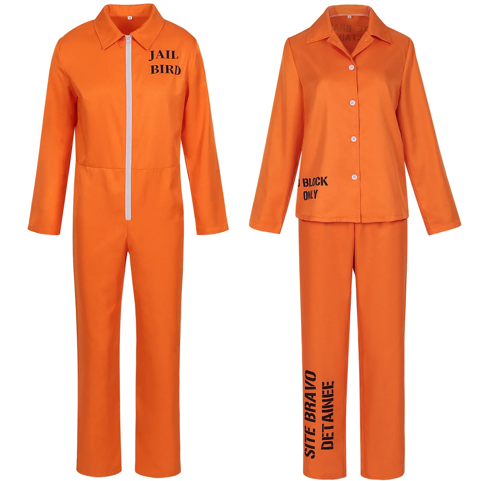 Man Jail Jumpsuit Adult Orange Prison Uniform Halloween Costume Props Long Sleeve Jumpsuit Jail Party Cosplay Costumes for Adult
Man Jail Jumpsuit Adult Orange Prison Uniform Halloween Costume Props Long Sleeve Jumpsuit Jail Party Cosplay Costumes for Adult