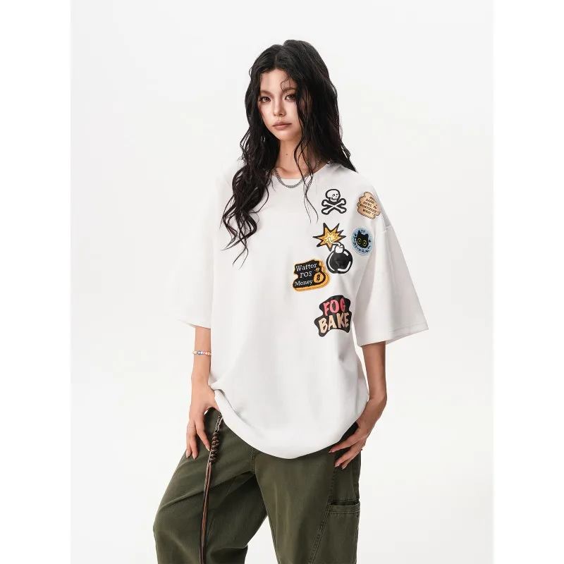 Ретро американская футболка с 3D принтом мультфильмов, мужская летняя модная брендовая забавная футболка с маленьким воротником, топ для пары в стиле хип-хоп для девочек
Ретро американская футболка с 3D принтом мультфильмов, мужская летняя модная брендовая забавная футболка с маленьким воротником, топ для пары в стиле хип-хоп для девочек