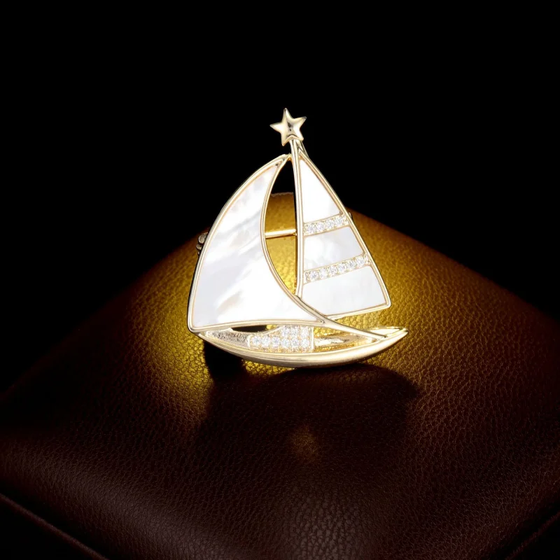 New Natural Shell Smooth Sailing Sailboat Brooch Pin Waist Cinching Cardigan Blazer Unisex Accessory
New Natural Shell Smooth Sailing Sailboat Brooch Pin Waist Cinching Cardigan Blazer Unisex Accessory