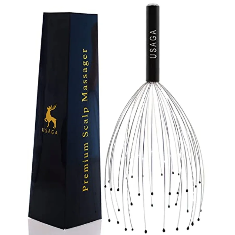 36 Fingers Head Massager Scalp Massager Head Scratcher, Stocking Stuffers Gift for Scalp Body Relaxing Black
36 Fingers Head Massager Scalp Massager Head Scratcher, Stocking Stuffers Gift for Scalp Body Relaxing Black