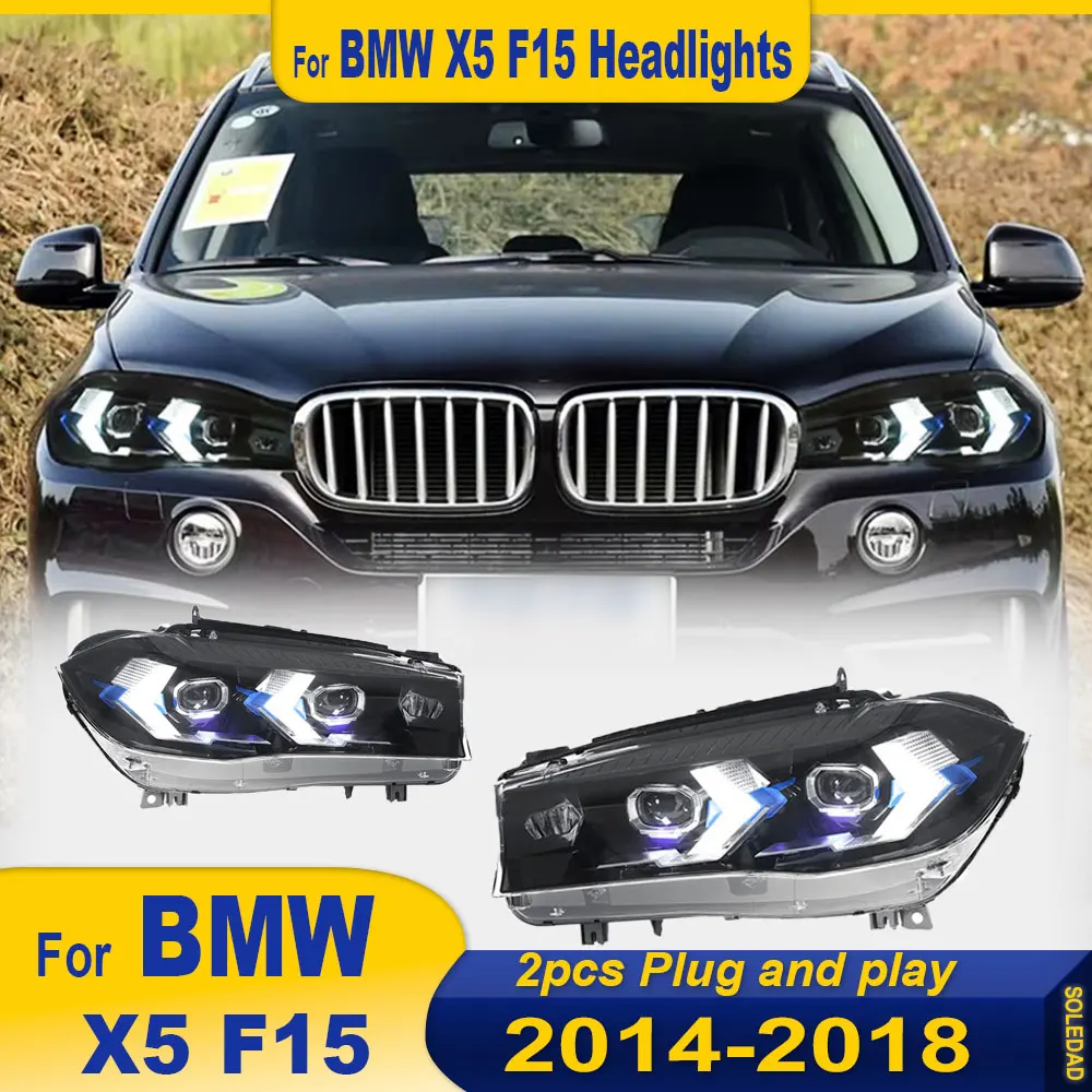 Автомобильная фара для BMW X5 F15, фара 2014 2015 2016 2017 2018, обновленная модифицированная новая светодиодная фара с динамическим указателем поворота DRL
Автомобильная фара для BMW X5 F15, фара 2014 2015 2016 2017 2018, обновленная модифицированная новая светодиодная фара с динамическим указателем поворота DRL