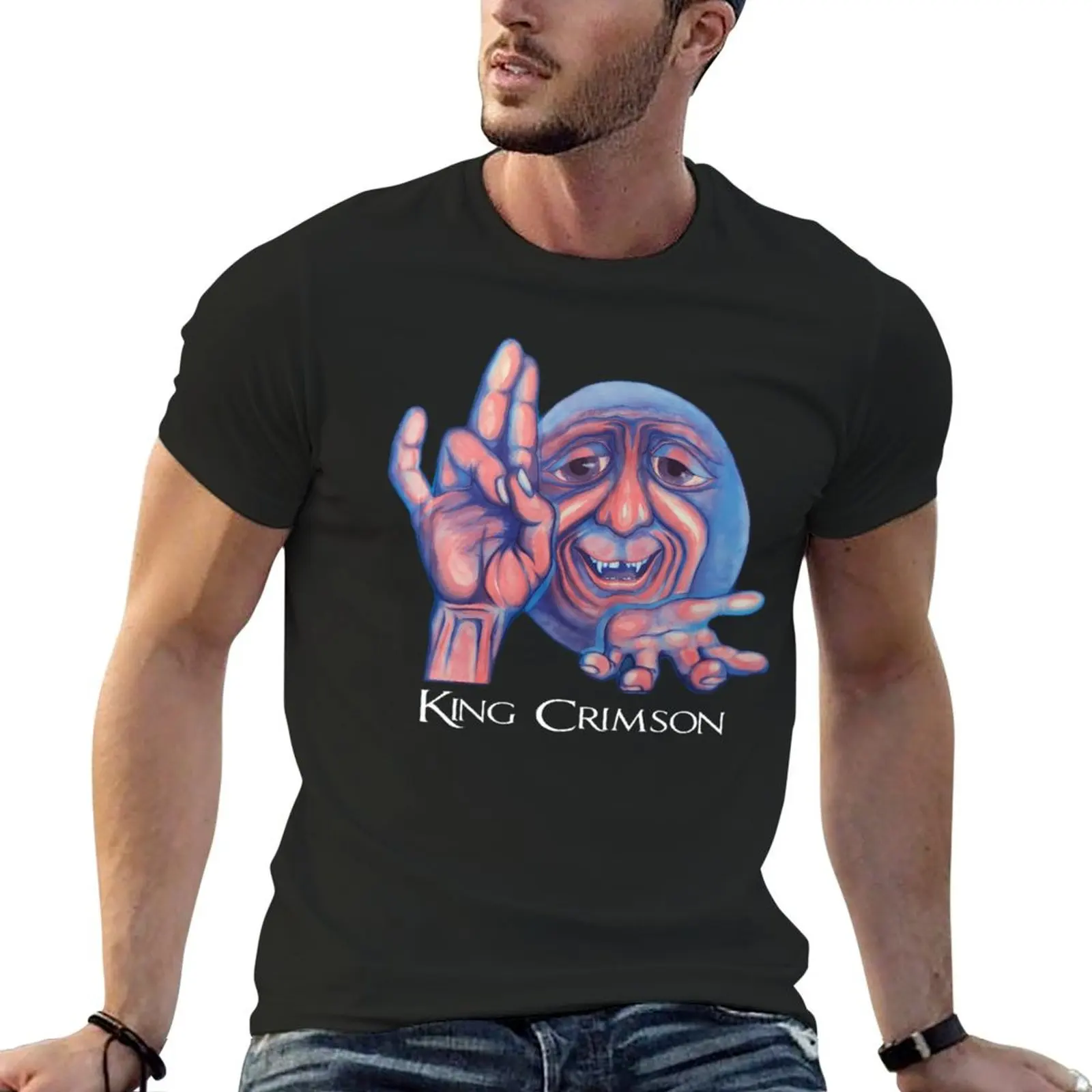 Crimson King Artwork - In The Court Of The Crimson King Album T-Shirt man clothes cute tops tee shirts for men
Crimson King Artwork - In The Court Of The Crimson King Album T-Shirt man clothes cute tops tee shirts for men