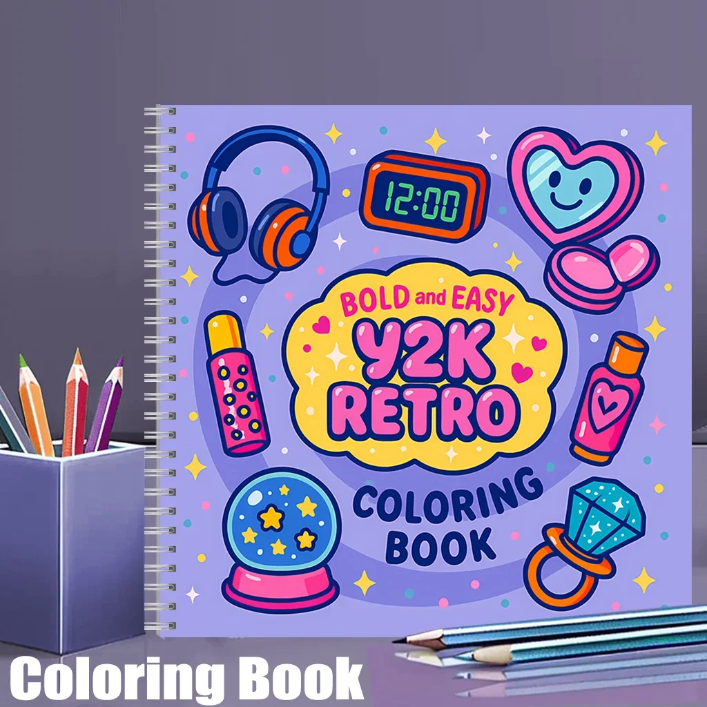 Простая ретро-книга-раскраска для взрослых, подарок на день рождения, принадлежности для школы, милая книга для рисования для взрослых
Простая ретро-книга-раскраска для взрослых, подарок на день рождения, принадлежности для школы, милая книга для рисования для взрослых