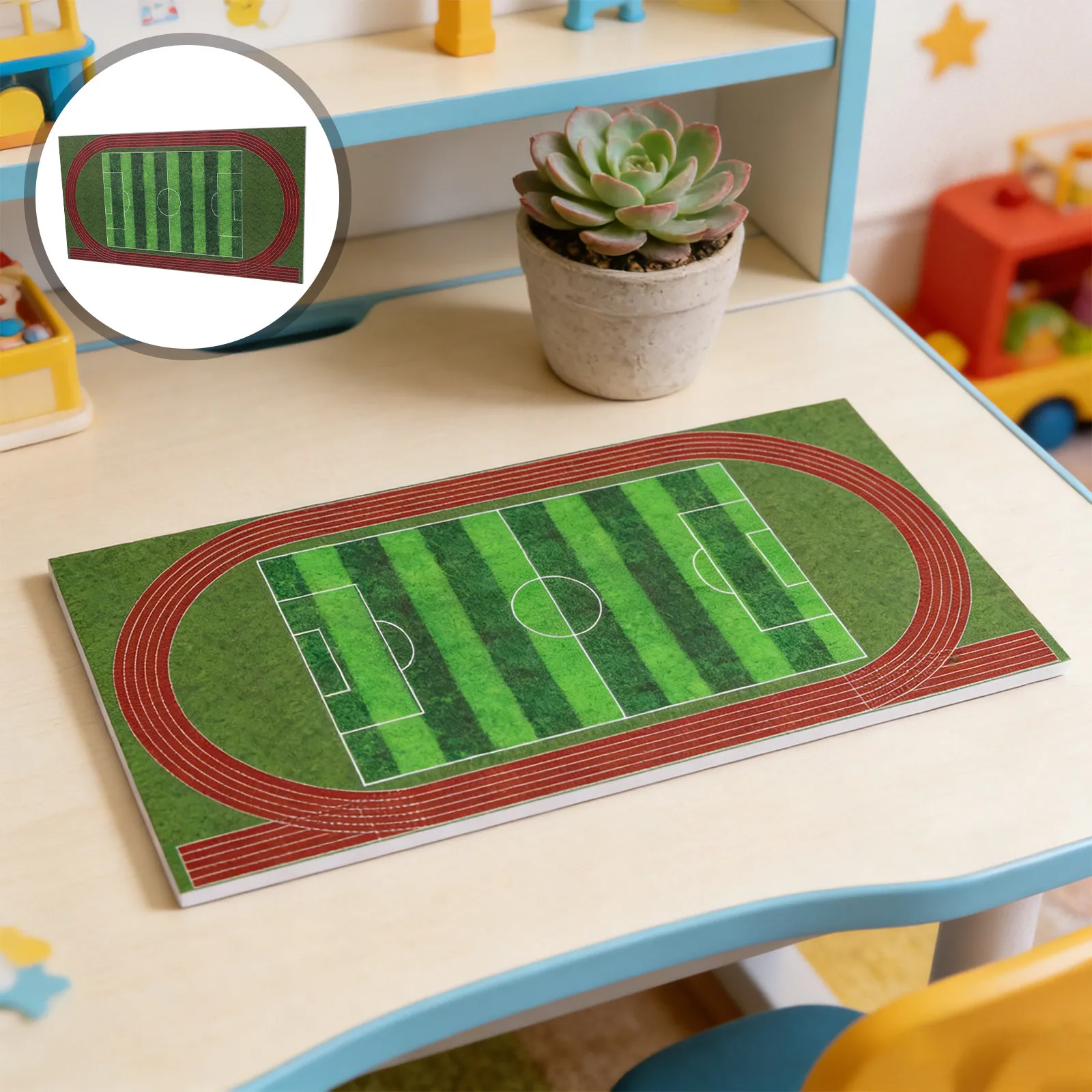 1 1:300 Scale Plastic Football Stadium Simulated Soccer Field for Architectural Diorama Sand Table Scene Diorama Football Field
1 1:300 Scale Plastic Football Stadium Simulated Soccer Field for Architectural Diorama Sand Table Scene Diorama Football Field