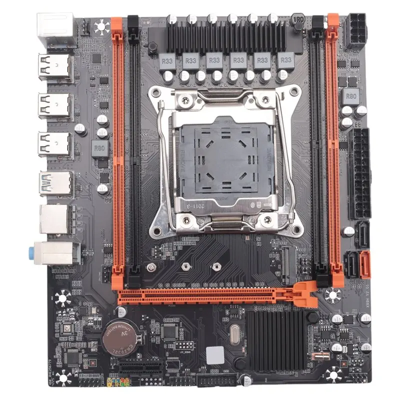 QWE-X99 Motherboard B85 LGA2011-3 4X DDR4 REG ECC RAM M.2 PCIE SATA3.0 Desktop Motherboard For E5 2650V3 2680V3 2620V3 CPU
QWE-X99 Motherboard B85 LGA2011-3 4X DDR4 REG ECC RAM M.2 PCIE SATA3.0 Desktop Motherboard For E5 2650V3 2680V3 2620V3 CPU