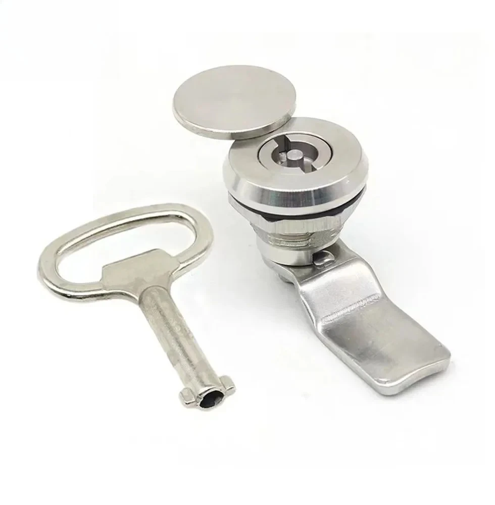 New MS705 Triangle Lock with Cover Dust Lock 304 Stainless Steel Wing Industrial Distribution Box Swivel Lock A400-1
New MS705 Triangle Lock with Cover Dust Lock 304 Stainless Steel Wing Industrial Distribution Box Swivel Lock A400-1