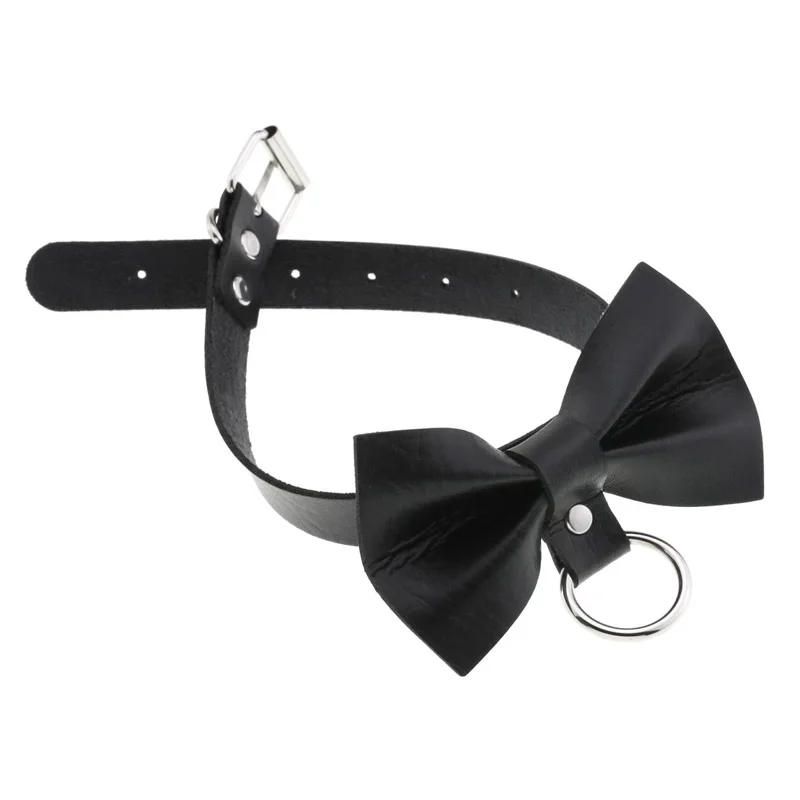 Bow leather collar sexy leather choker necklace for women
Bow leather collar sexy leather choker necklace for women