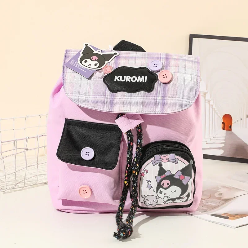 Sanrio Hello Kitty My Melody Anime Kawaii Fashion Ins Backpack Cute Cartoon Cinnamoroll Large Capacity Backpack Gifts for Kids
Sanrio Hello Kitty My Melody Anime Kawaii Fashion Ins Backpack Cute Cartoon Cinnamoroll Large Capacity Backpack Gifts for Kids