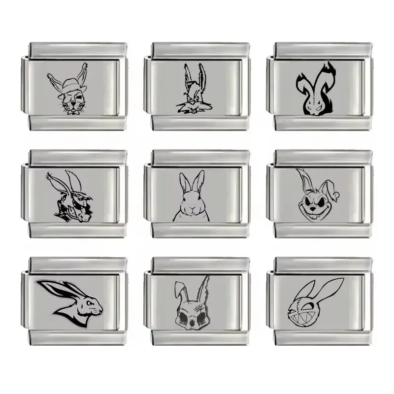 Italian Stainless Steel Bracelet DIY Module 9mm cartoon Custom Jewelry Chains Adjustable Dark Cool Gothic Line Pattern
Italian Stainless Steel Bracelet DIY Module 9mm cartoon Custom Jewelry Chains Adjustable Dark Cool Gothic Line Pattern