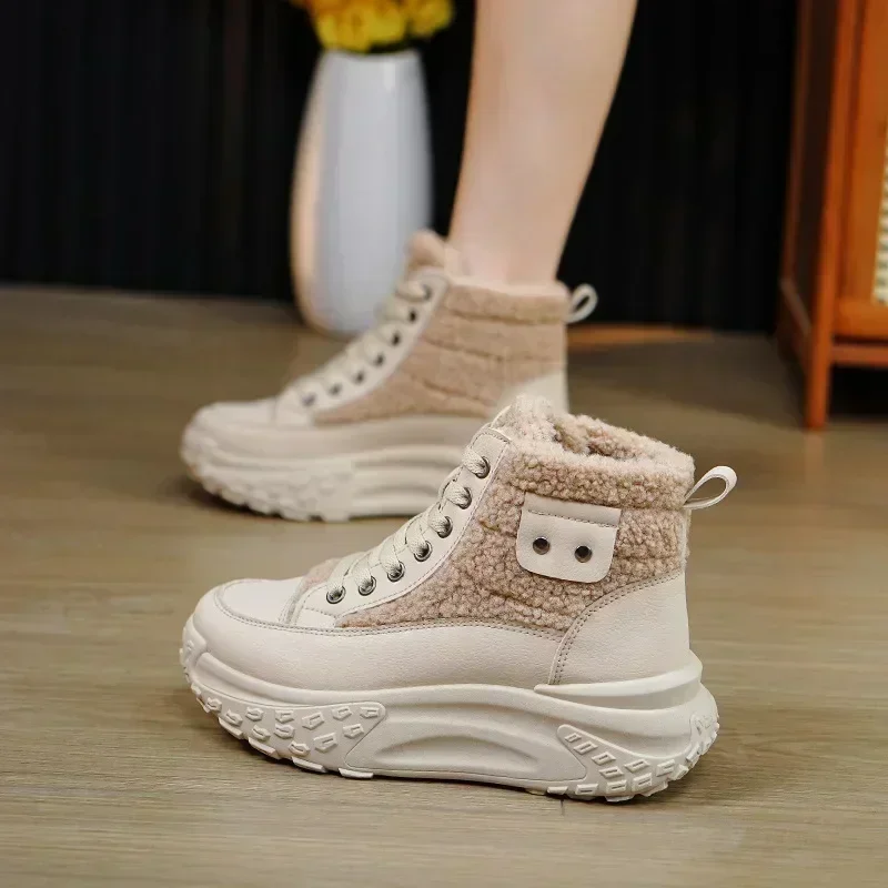 2024 new women's pure cotton thick soled sports shoes snow boots winter shoes thick soled high top velvet women's shoes
2024 new women's pure cotton thick soled sports shoes snow boots winter shoes thick soled high top velvet women's shoes