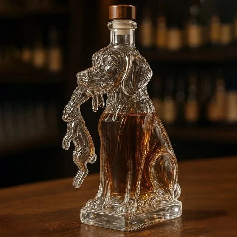 Creative Dog Rabbit Whiskey High Borosilicate Transparent Glass Wine Bottle Bar Home Decoration Wine Storage Organizer
Creative Dog Rabbit Whiskey High Borosilicate Transparent Glass Wine Bottle Bar Home Decoration Wine Storage Organizer