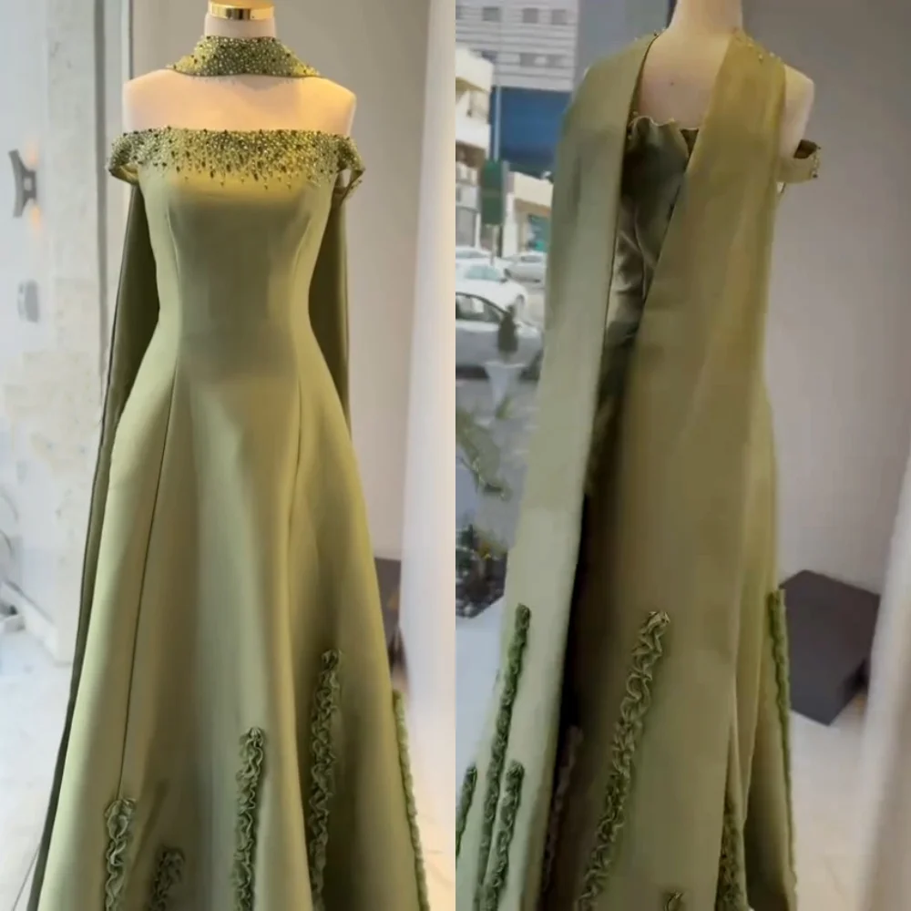 Customized Charmeuse Pleat Beading Off-the-shoulder A-line Long Dresses Bespoke Occasion Elegant Prom Party Gown Glitter Formal
Customized Charmeuse Pleat Beading Off-the-shoulder A-line Long Dresses Bespoke Occasion Elegant Prom Party Gown Glitter Formal