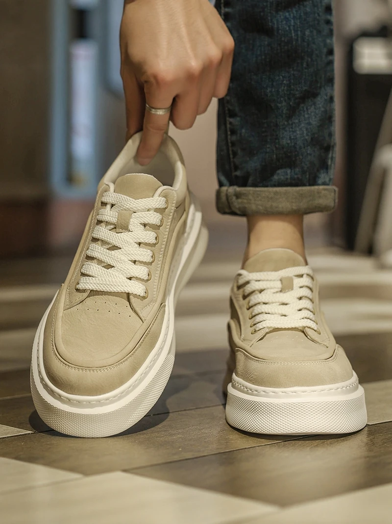 Men's Summer 2026 Fashion Sports Shoes Thick Bottom Wear-Resistant Lightweight Versatile Casual Board Shoes Increase Height
Men's Summer 2026 Fashion Sports Shoes Thick Bottom Wear-Resistant Lightweight Versatile Casual Board Shoes Increase Height