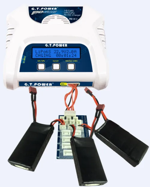 GT Power PD606 1-6S 50W Lipo/Life AC/DC Paralell Balance Lipo Battery Charger for icharger skyrc imax smart charging
GT Power PD606 1-6S 50W Lipo/Life AC/DC Paralell Balance Lipo Battery Charger for icharger skyrc imax smart charging