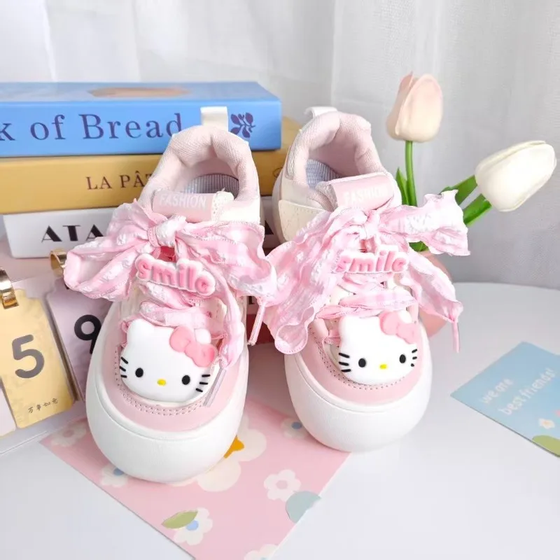 Kawaii Hello Kitty Sanrio Students Cute Cartoon Comfortable Sneakers Children Anti Slip Running Shoes Flat Shoes Gift for Kids
Kawaii Hello Kitty Sanrio Students Cute Cartoon Comfortable Sneakers Children Anti Slip Running Shoes Flat Shoes Gift for Kids