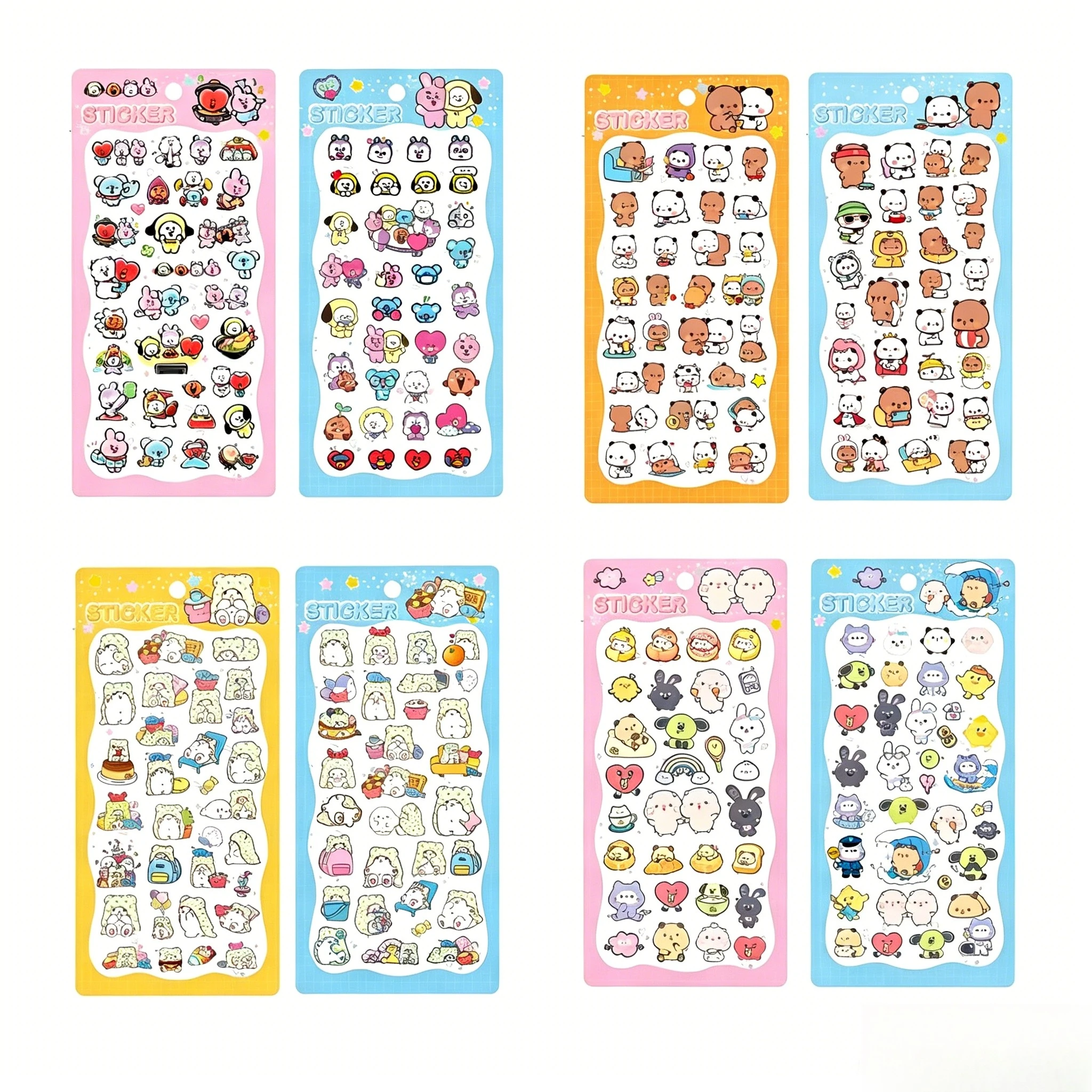 Kawaii Mini Cute Cartoon Stickers Aesthetic Journal Decoration Decals for Scrapbook, Diary, Water Bottle, Phone Case, Laptop
Kawaii Mini Cute Cartoon Stickers Aesthetic Journal Decoration Decals for Scrapbook, Diary, Water Bottle, Phone Case, Laptop