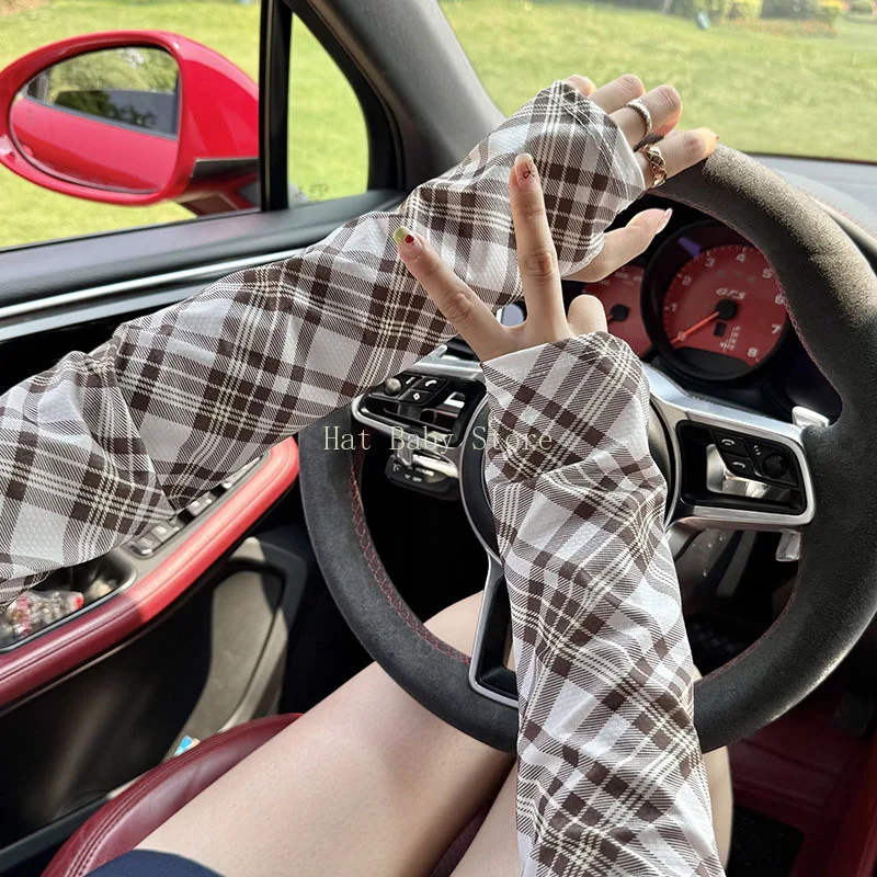 Plaid Ice Sleeves Loose and Breathable Summer Men's Outdoor Riding Shading UV Protection Ice Sleeves Gloves for Women
Plaid Ice Sleeves Loose and Breathable Summer Men's Outdoor Riding Shading UV Protection Ice Sleeves Gloves for Women