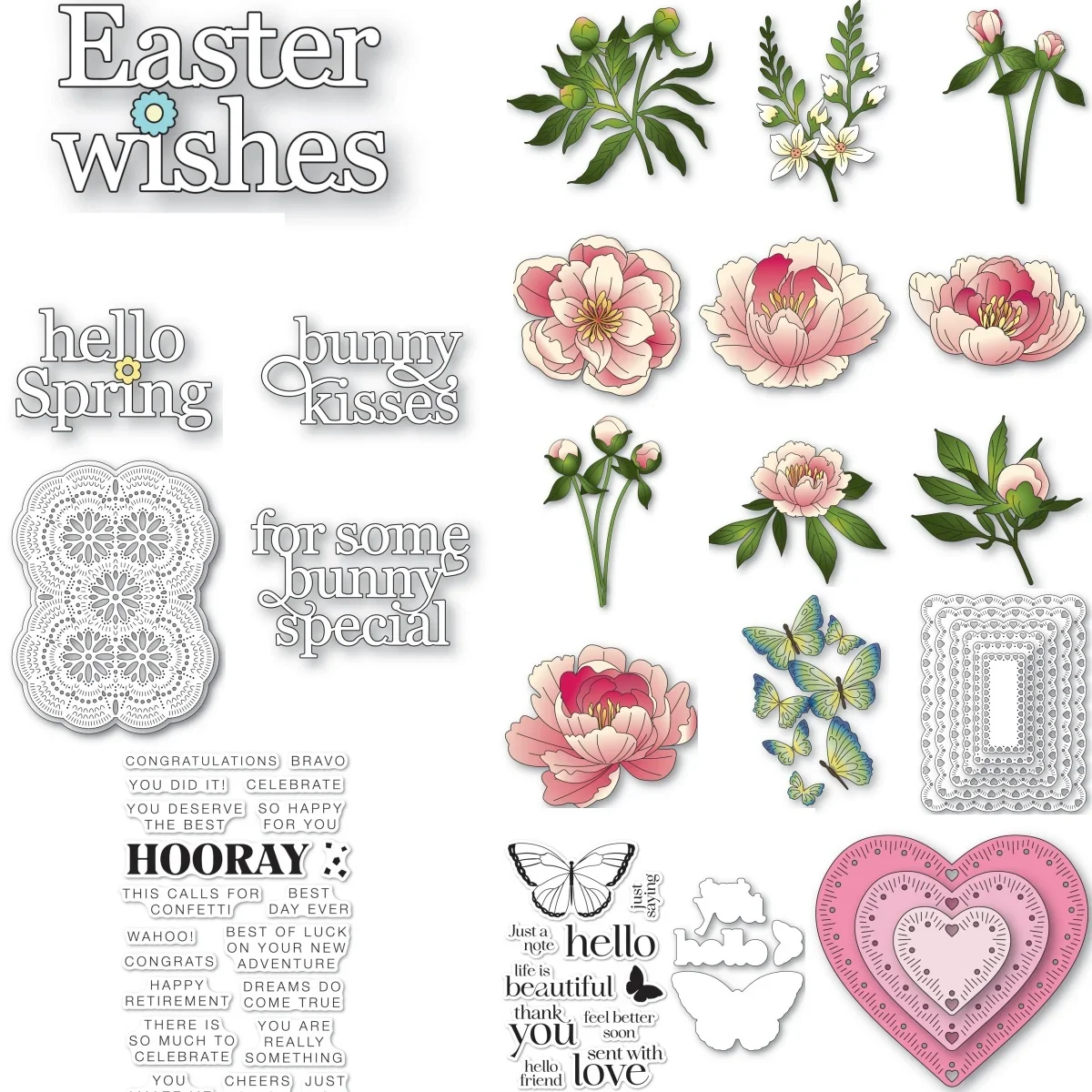 Easter Word Flowers Cutting Dies Stamps for DIY Making Card Scrapbook Paper Album Craft Supplies Decoration 2025 New
Easter Word Flowers Cutting Dies Stamps for DIY Making Card Scrapbook Paper Album Craft Supplies Decoration 2025 New