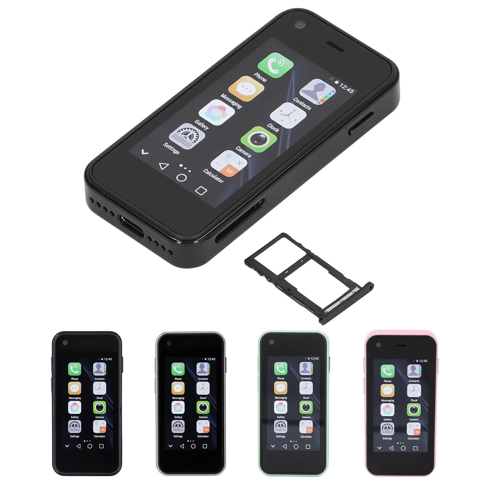 3G 2.5in WiFi GPS 2GB 16GB ROM 5MP Quad Dual SIM for Android Cell Phone SOYES Dual SIM Mini Smartphone Mini Smartphone
3G 2.5in WiFi GPS 2GB 16GB ROM 5MP Quad Dual SIM for Android Cell Phone SOYES Dual SIM Mini Smartphone Mini Smartphone