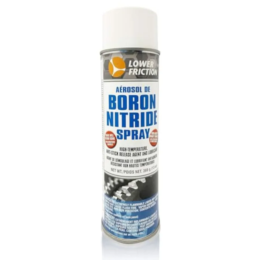 Boron Nitride Spray - High-Temperature Boron Nitride Aerosol Lubricant and Dry Film Coating - Heat Resistant Mold Release Spray
Boron Nitride Spray - High-Temperature Boron Nitride Aerosol Lubricant and Dry Film Coating - Heat Resistant Mold Release Spray