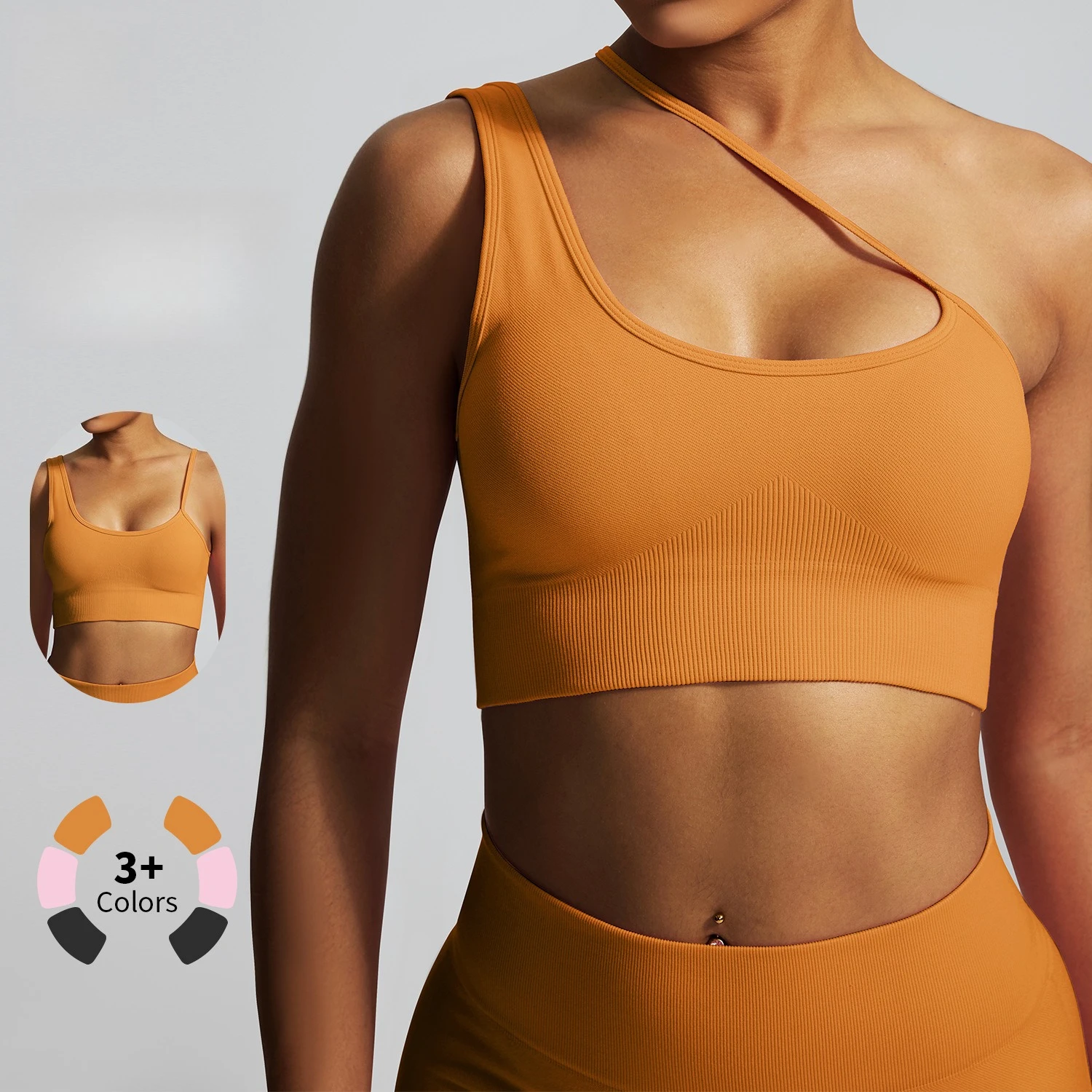 One Shoulder Sports Bra for Women, Push Up Shockproof Yoga Gym Bra, Sexy Fitness Crop Top for Running, Dance & Daily Activewear
One Shoulder Sports Bra for Women, Push Up Shockproof Yoga Gym Bra, Sexy Fitness Crop Top for Running, Dance & Daily Activewear