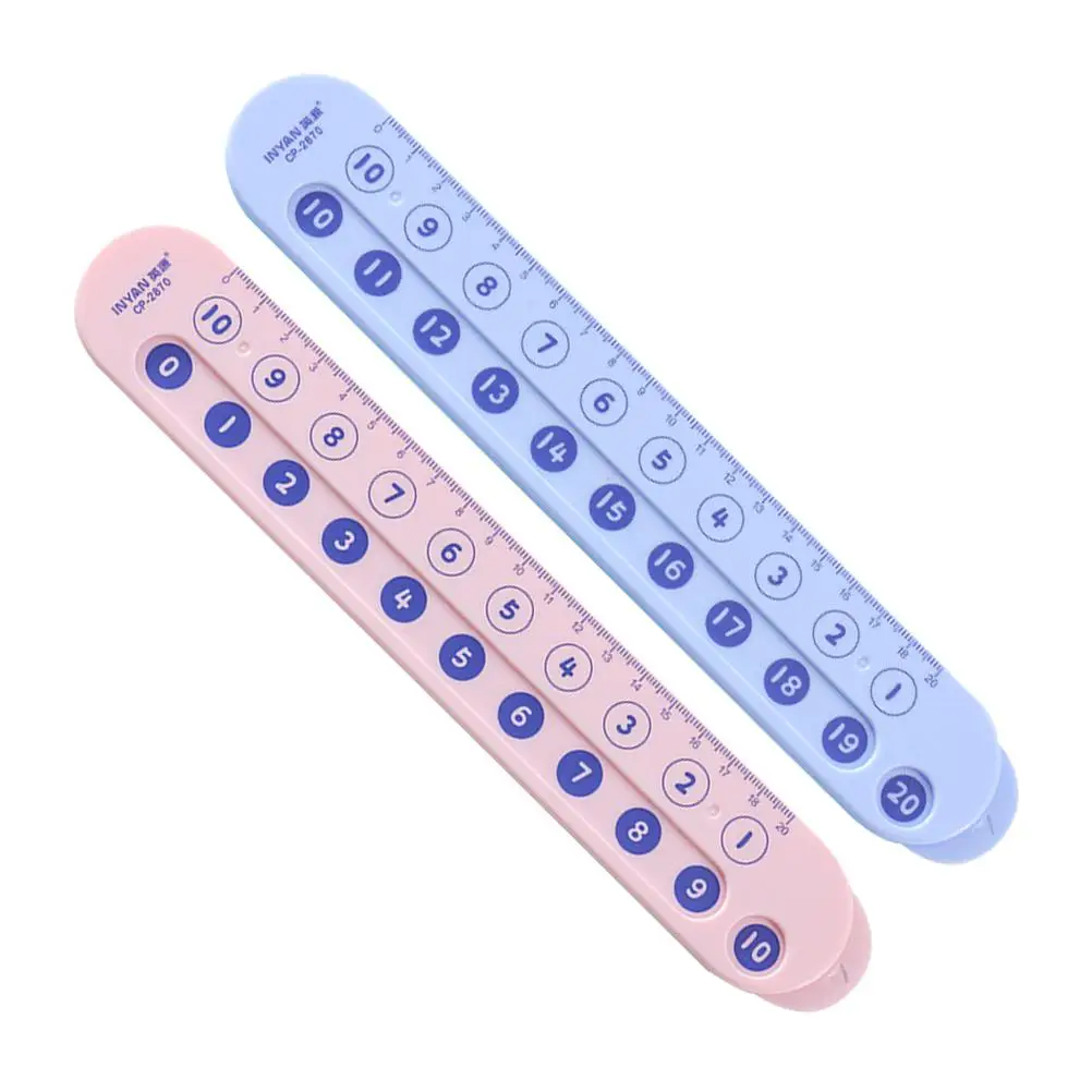 2Pcs Arithmetic Ruler Math Learning Tool Pink Double Sided Educational Aid Kids Toy Safe Material Classroom Measuring Function
2Pcs Arithmetic Ruler Math Learning Tool Pink Double Sided Educational Aid Kids Toy Safe Material Classroom Measuring Function