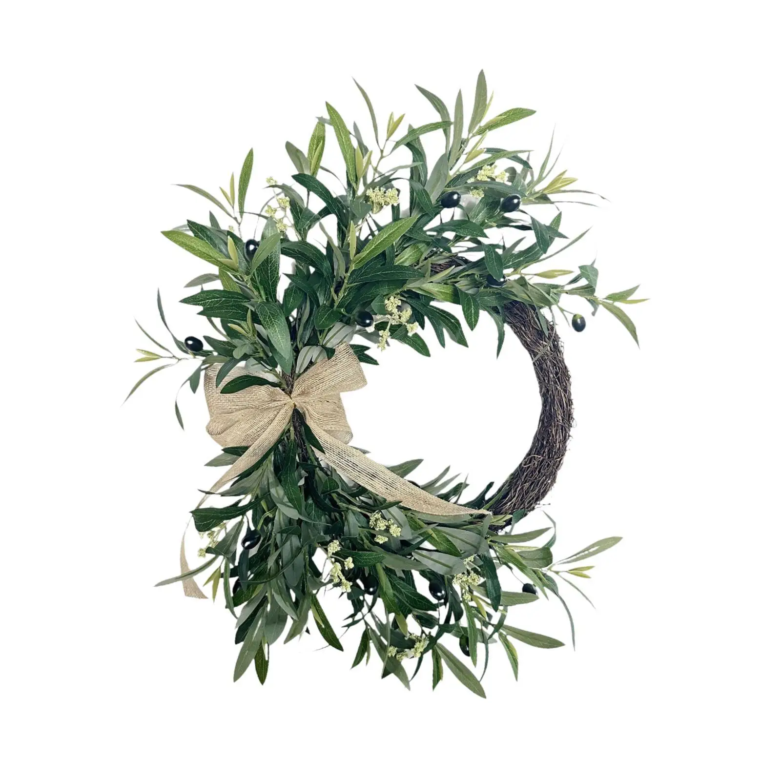Artificial Olive Wreath Realistic Handmade 20 inch Artificial Hanging Garland for Summer Valentine's Day Wall Party Indoor
Artificial Olive Wreath Realistic Handmade 20 inch Artificial Hanging Garland for Summer Valentine's Day Wall Party Indoor