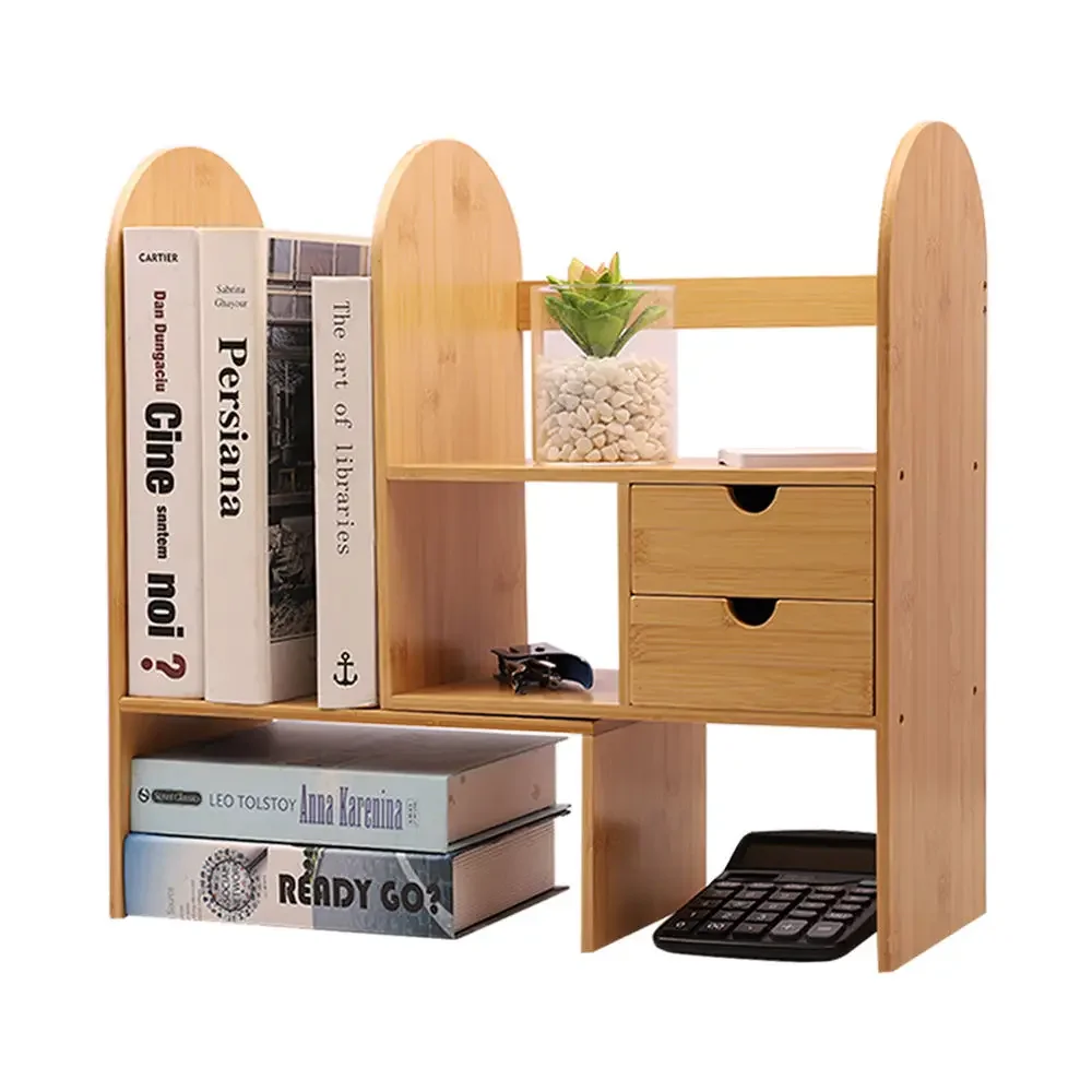 Bamboo Desktop Bookshelf Desk Organizer Display Shelf Rack Counter Top Bookcase Shelf Rack
Bamboo Desktop Bookshelf Desk Organizer Display Shelf Rack Counter Top Bookcase Shelf Rack