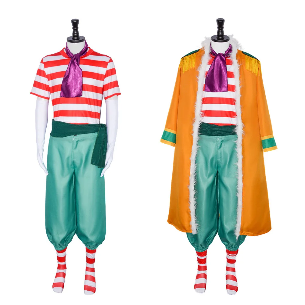 Buggy Anime Cosplay Costume Clown Uniform Disguise for Man Halloween Cosplay Buggy Clothing
Buggy Anime Cosplay Costume Clown Uniform Disguise for Man Halloween Cosplay Buggy Clothing
