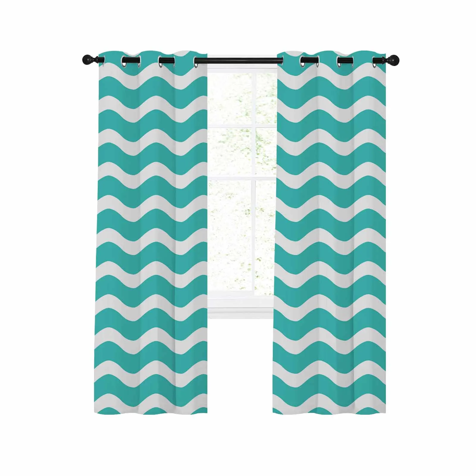 Cyan Water Ripple Striped Large Curtains For Living Room Window Curtain Bedroom Kitchen Balcony Gazebo Curtain Room Divider
Cyan Water Ripple Striped Large Curtains For Living Room Window Curtain Bedroom Kitchen Balcony Gazebo Curtain Room Divider