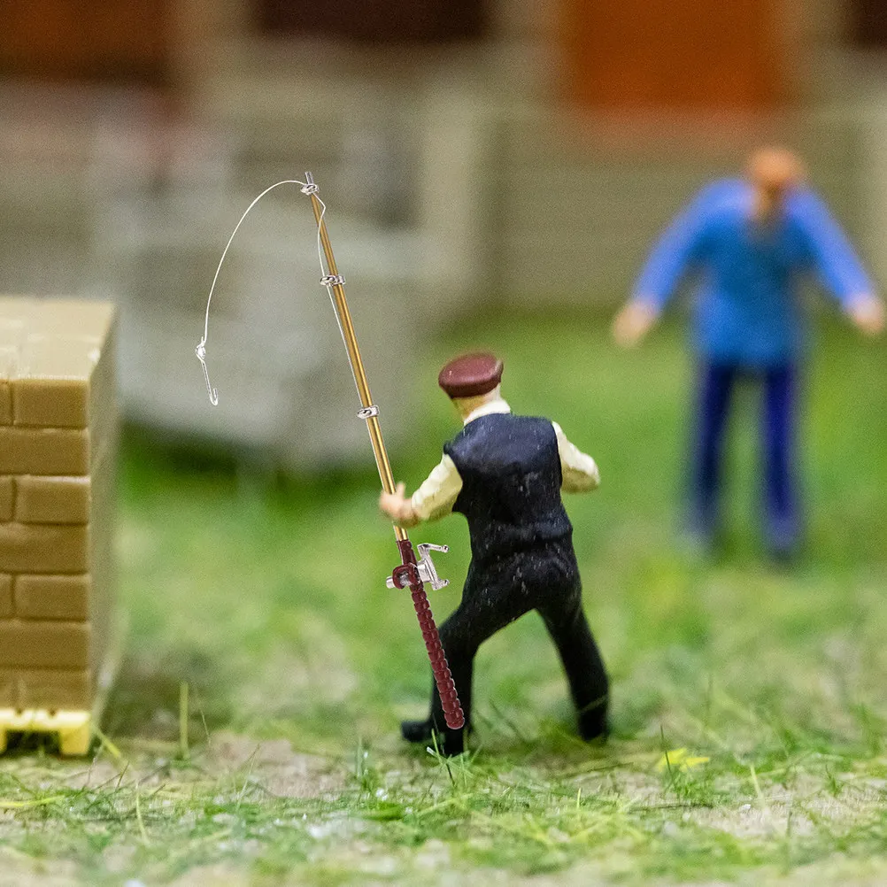 2Pcs Miniature Fishing Pole Realistic Decoration for Mini Dollhouse Accessory Micro Landscape Scene Fishing Rod Ornament
2Pcs Miniature Fishing Pole Realistic Decoration for Mini Dollhouse Accessory Micro Landscape Scene Fishing Rod Ornament