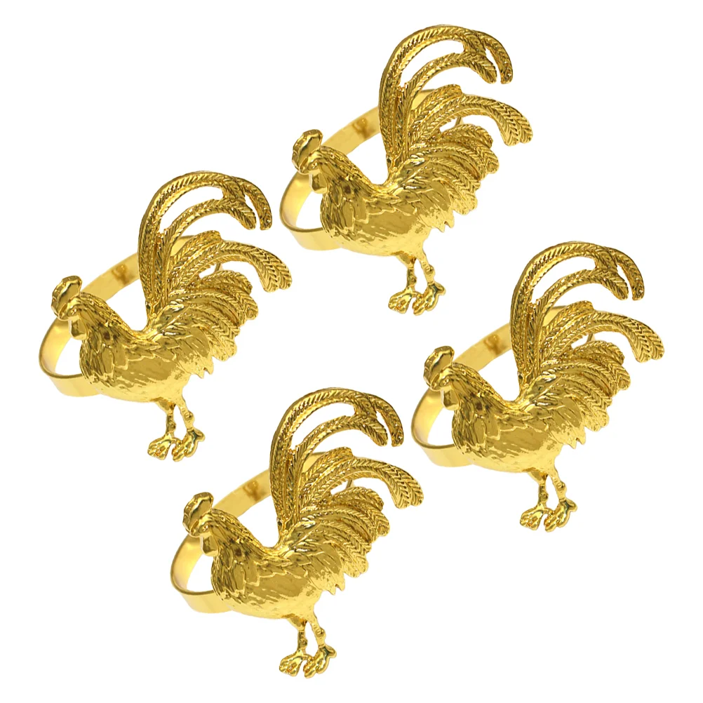 4 Pcs Napkin Wear-resistant Serviette Party Buckle Napkins Chic Accessory Alloy Banquet
4 Pcs Napkin Wear-resistant Serviette Party Buckle Napkins Chic Accessory Alloy Banquet