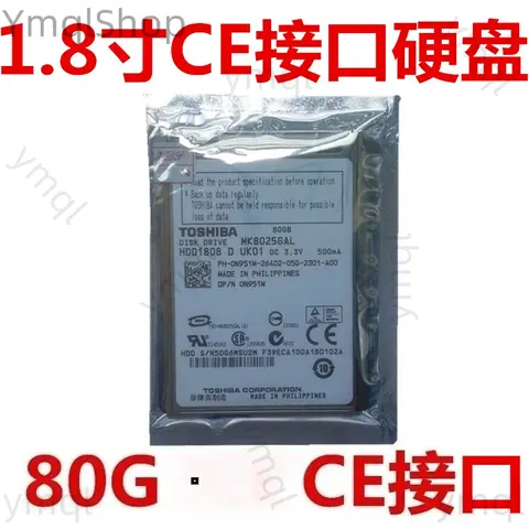 HDD da 1,8" CE/ZIF 80 GB MK8025GAL 80 GB A1237