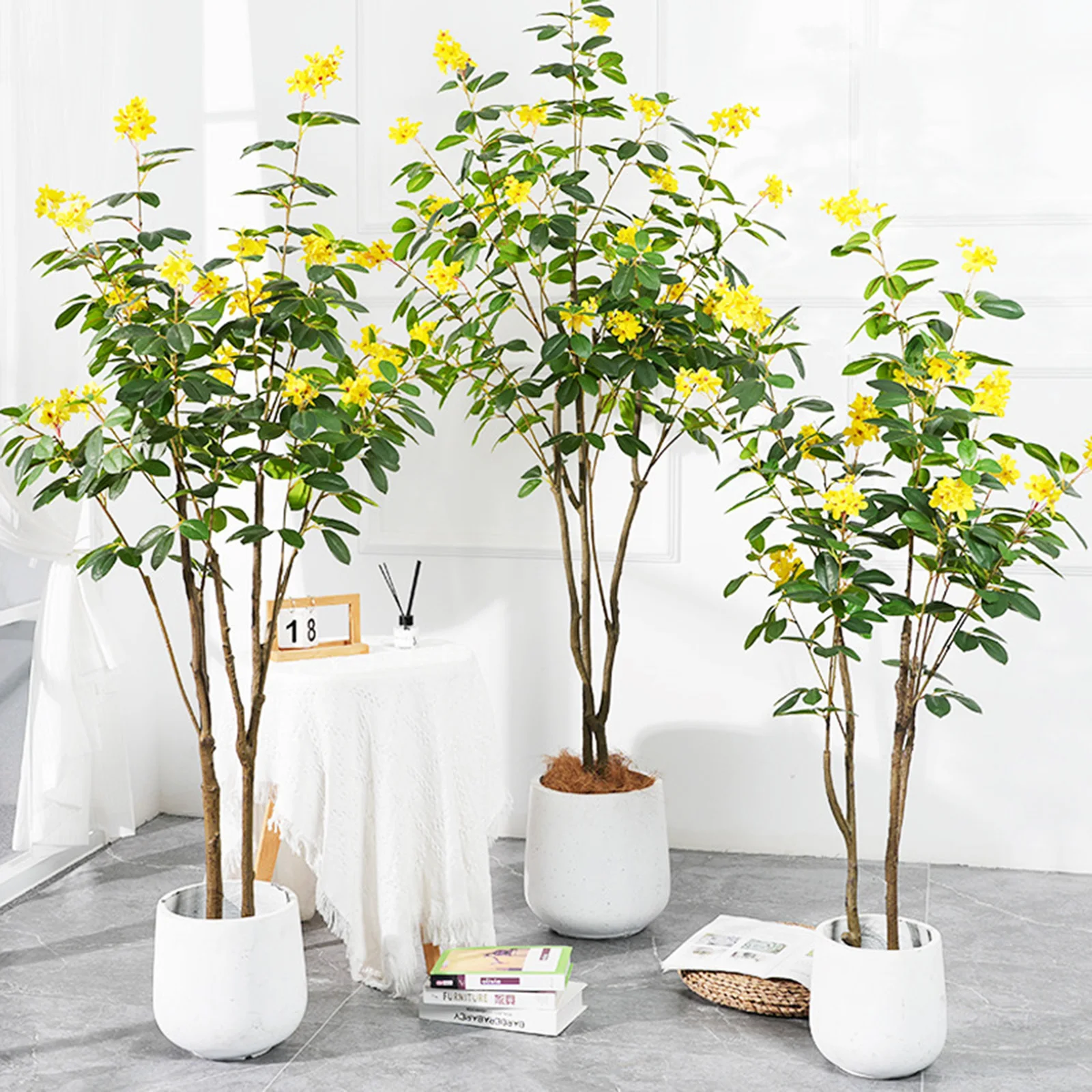 Artificial Blooming Flower Tree Faux Blooming Flowers With Flower Pot Artificial Blooming Potted Trees For Home Office
Artificial Blooming Flower Tree Faux Blooming Flowers With Flower Pot Artificial Blooming Potted Trees For Home Office