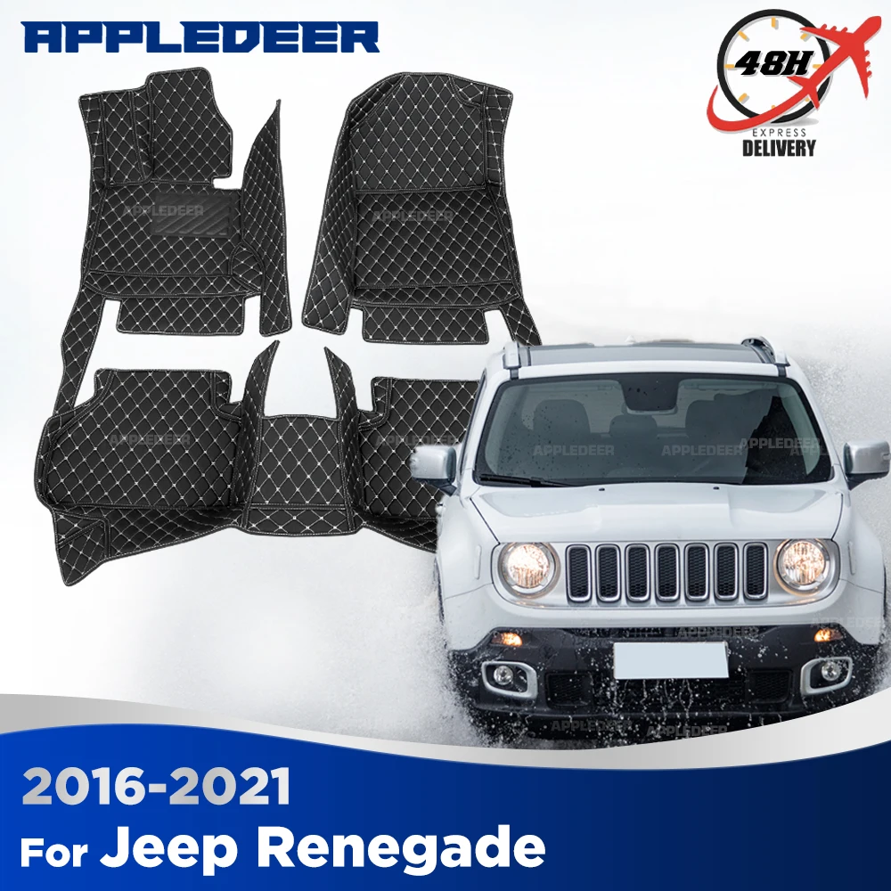 Car Floor Mats For Jeep Renegade 2016-2021 2020 2019 2018 2017 Custom Auto Foot Pads Carpet Cover Interior Accessories
Car Floor Mats For Jeep Renegade 2016-2021 2020 2019 2018 2017 Custom Auto Foot Pads Carpet Cover Interior Accessories