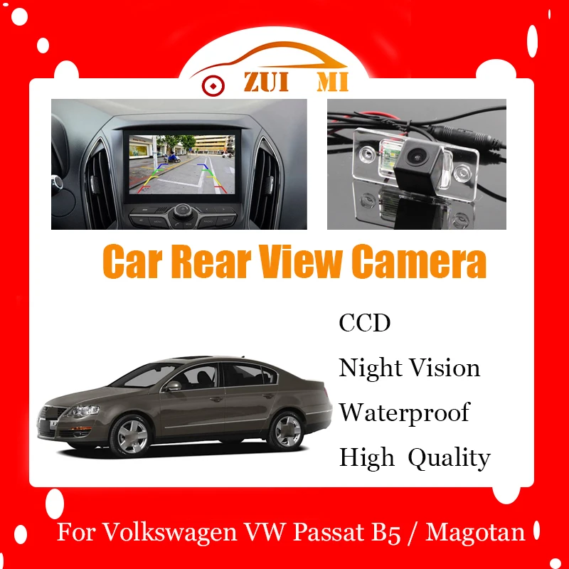 Car Reverse Rear View Auto Camera For Volkswagen VW Passat B5 Magotan 1996~2010 CCD Full HD Night Vision Backup Parking Camera
Car Reverse Rear View Auto Camera For Volkswagen VW Passat B5 Magotan 1996~2010 CCD Full HD Night Vision Backup Parking Camera