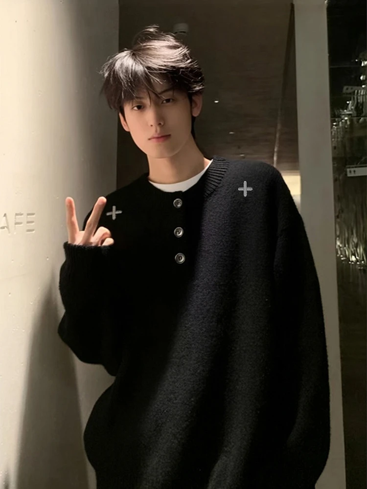 Американский вязаный свитер с воротником Генри, свободный теплый топ с перекрестной строчкой для мужчин, повседневный зимний модный свитер из полиэфирного волокна
Американский вязаный свитер с воротником Генри, свободный теплый топ с перекрестной строчкой для мужчин, повседневный зимний модный свитер из полиэфирного волокна