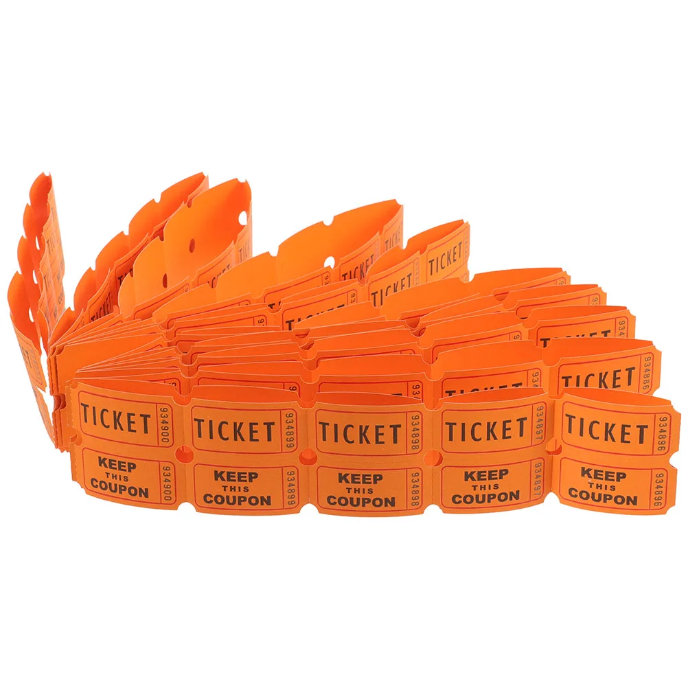 200 Pcs Raffle Tickets Event Game Lottery Draw Tickets for Parties Celebrations Classroom Supplies DIY Decorations
200 Pcs Raffle Tickets Event Game Lottery Draw Tickets for Parties Celebrations Classroom Supplies DIY Decorations