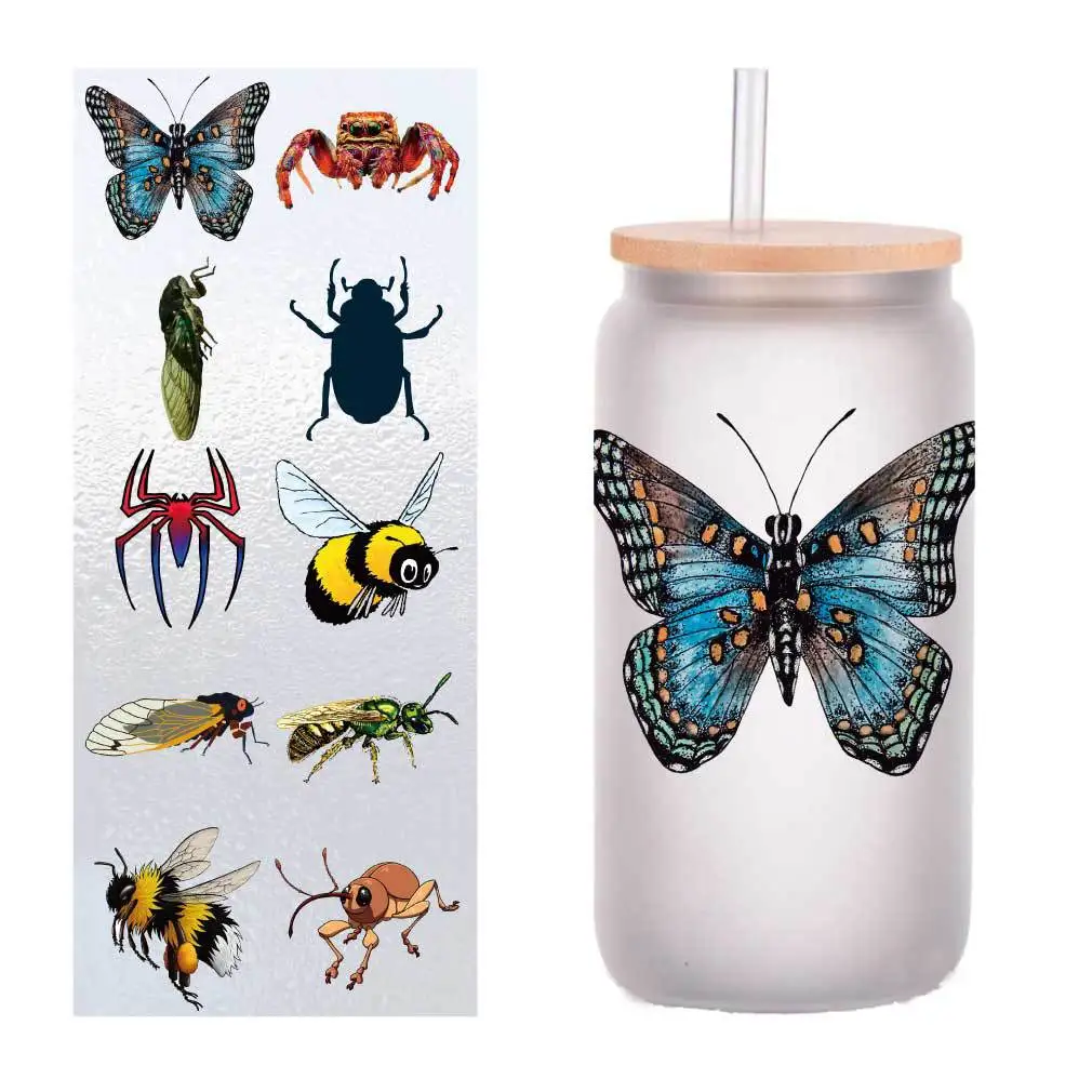 10 sheets of four-inch cartoon insect little world UV transfer stickers crystal label glass glass sticker customization
10 sheets of four-inch cartoon insect little world UV transfer stickers crystal label glass glass sticker customization