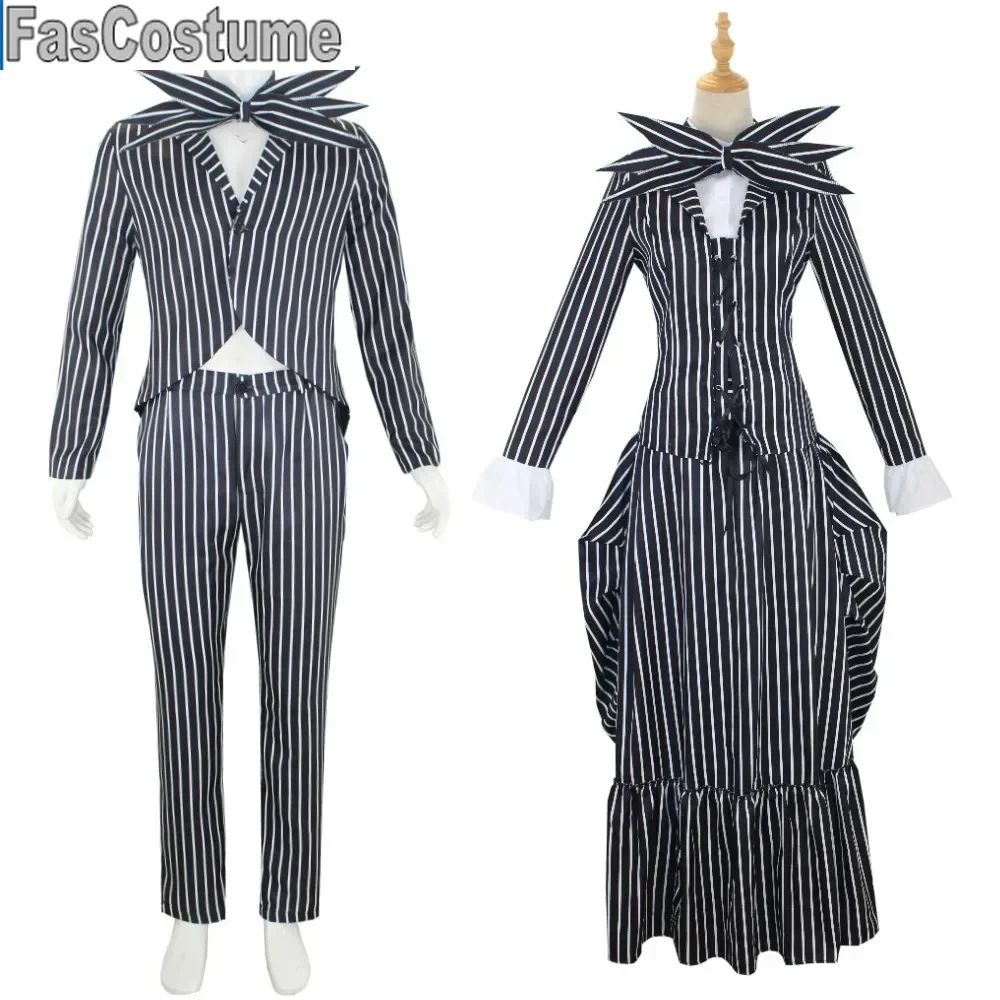 FasCostume Christmas Eve Horror Jack Cos Clothing Skull Jack Men's Full Set Sally Cos Clothing
FasCostume Christmas Eve Horror Jack Cos Clothing Skull Jack Men's Full Set Sally Cos Clothing