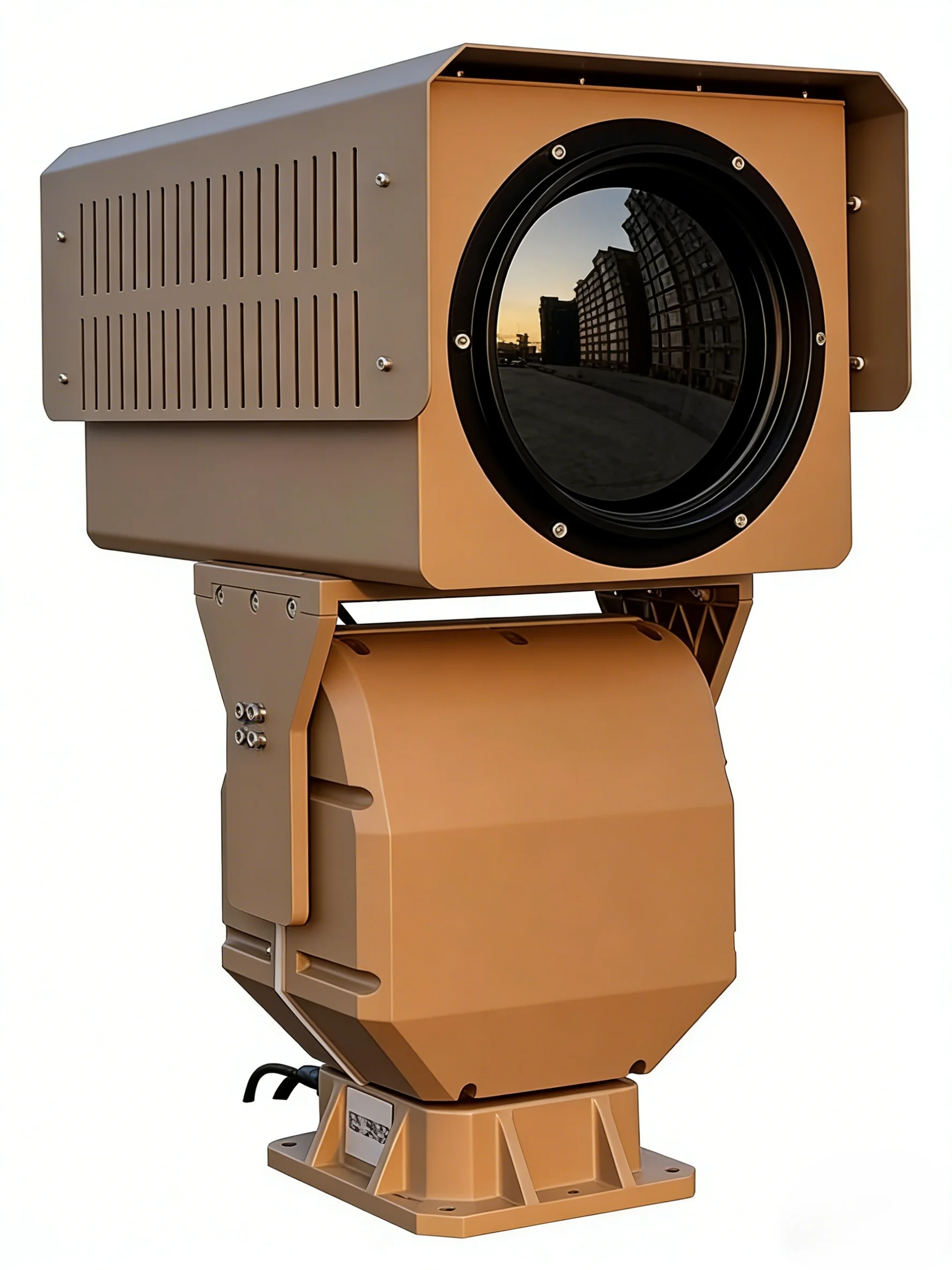 Infrared Thermal Imaging PTZ System with Pan-Tilt & Wide-Angle Lens IP66 Waterproof for Ports Rivers & Airports
Infrared Thermal Imaging PTZ System with Pan-Tilt & Wide-Angle Lens IP66 Waterproof for Ports Rivers & Airports