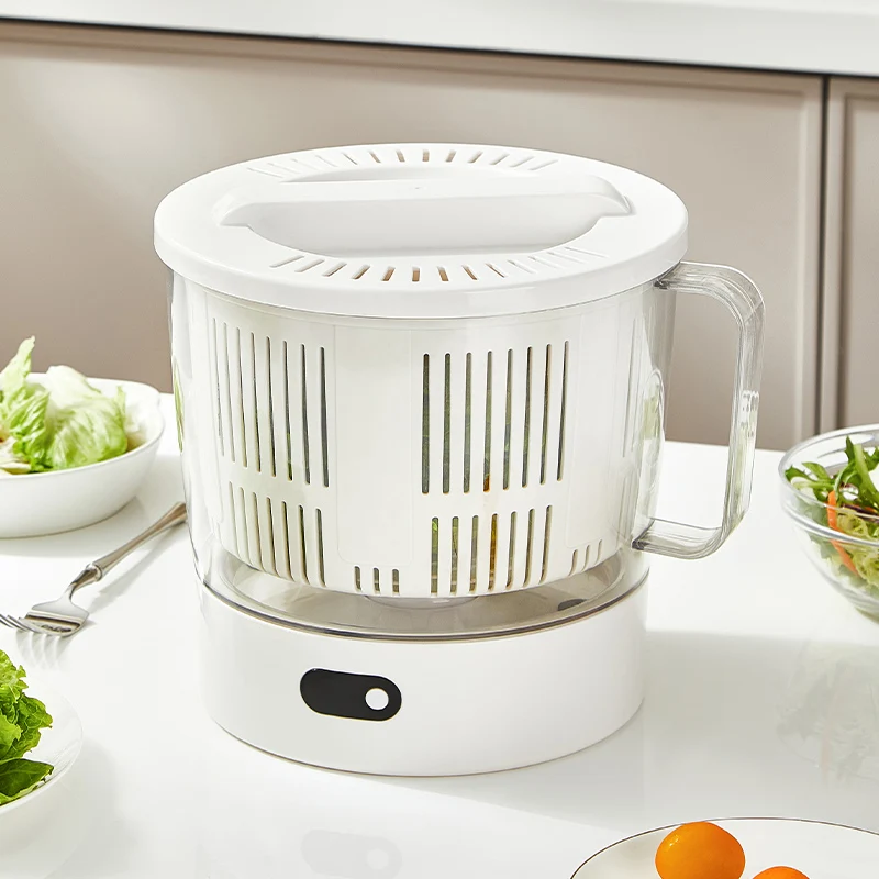 Plastic Vegetable Dehydrator Manual Electric Kitchen Tool with Vegetable Washing & Draining Strainer for Household Use
Plastic Vegetable Dehydrator Manual Electric Kitchen Tool with Vegetable Washing & Draining Strainer for Household Use