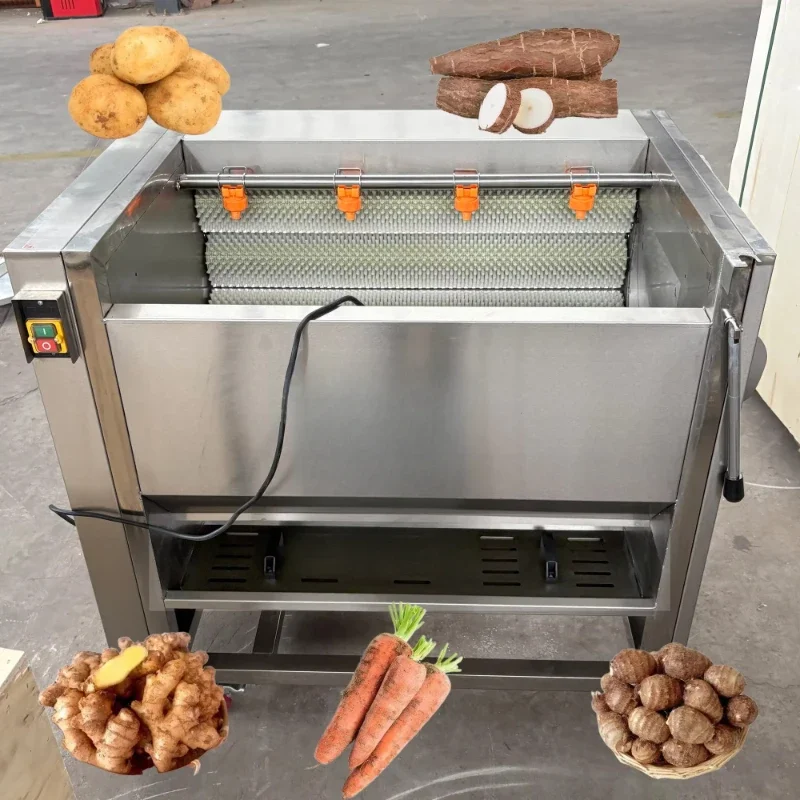 Electric small cassava peel ginger peel washing and peeling machine, cleaning and peeling machine
Electric small cassava peel ginger peel washing and peeling machine, cleaning and peeling machine