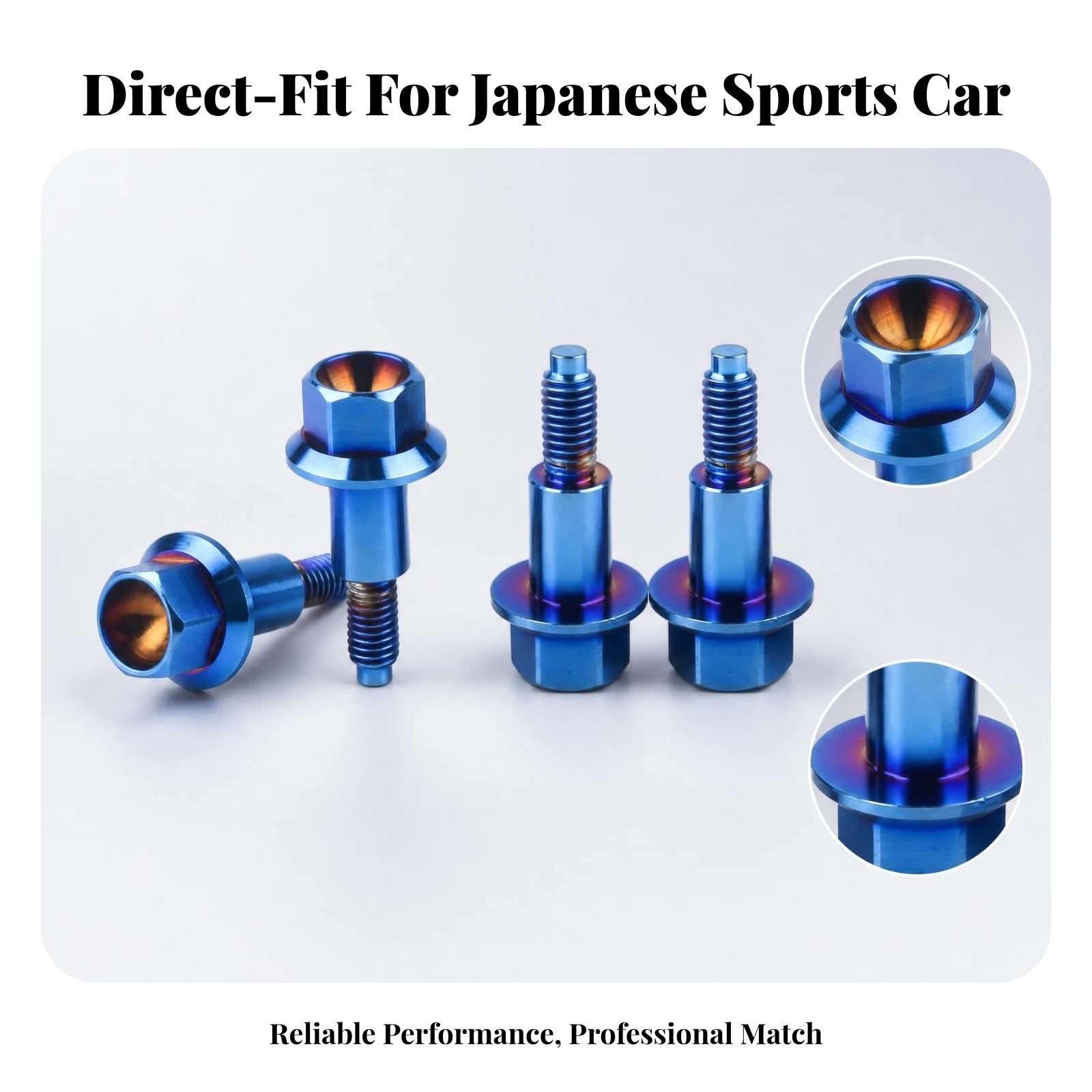4 Pieces Valve Cover Bolt M6 X 1 Titanium Alloy Bolt Car Part 39.5 Mm
4 Pieces Valve Cover Bolt M6 X 1 Titanium Alloy Bolt Car Part 39.5 Mm