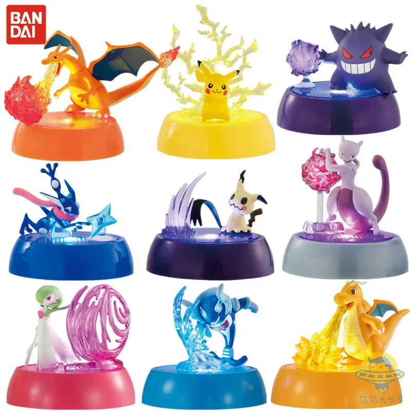 Pokémon Bandai Ponyta Gengar Pikachu Gardevoir Greninja Capsule Toys Illuminated Scenes Desktop Ornaments Collectibles Figure
Pokémon Bandai Ponyta Gengar Pikachu Gardevoir Greninja Capsule Toys Illuminated Scenes Desktop Ornaments Collectibles Figure