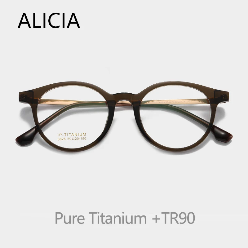 ALICIA Luxury Rimless Glasses Fashion Retro Round Eyeglasses Pure Titanium Spectacle Optical Prescription Eyewear Man Woman
ALICIA Luxury Rimless Glasses Fashion Retro Round Eyeglasses Pure Titanium Spectacle Optical Prescription Eyewear Man Woman